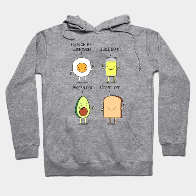 Wholesome breakfast Hoodie by milkyprint